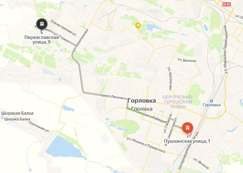 Схема проезда